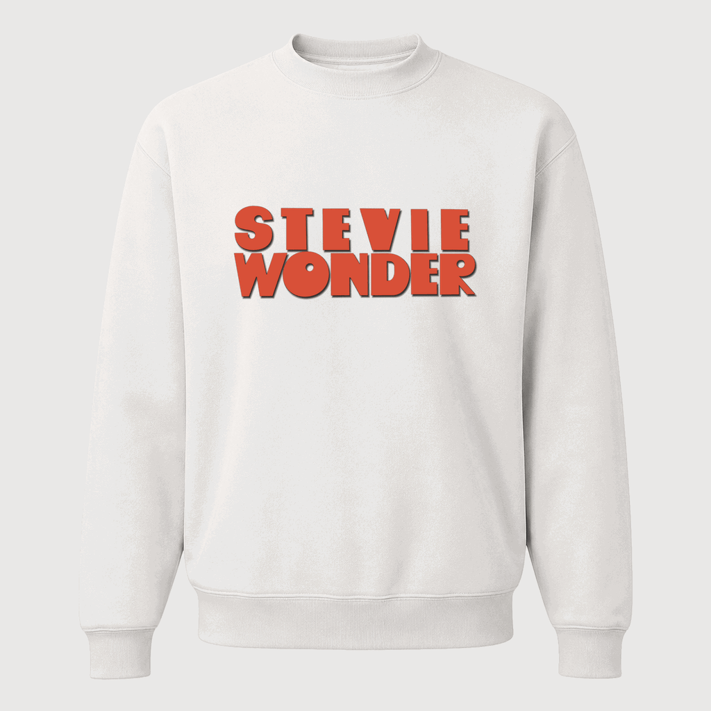 Men's Stevie Wonder Crewneck Sweatshirt - White
