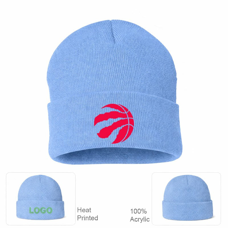 Toronto Raptors Sky Blue Beanie Hat