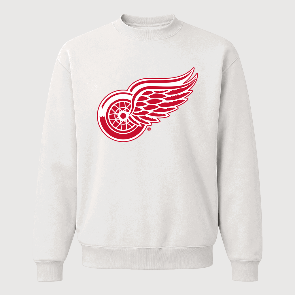 Men's Detroit Red Wings Crewneck Sweatshirt - White