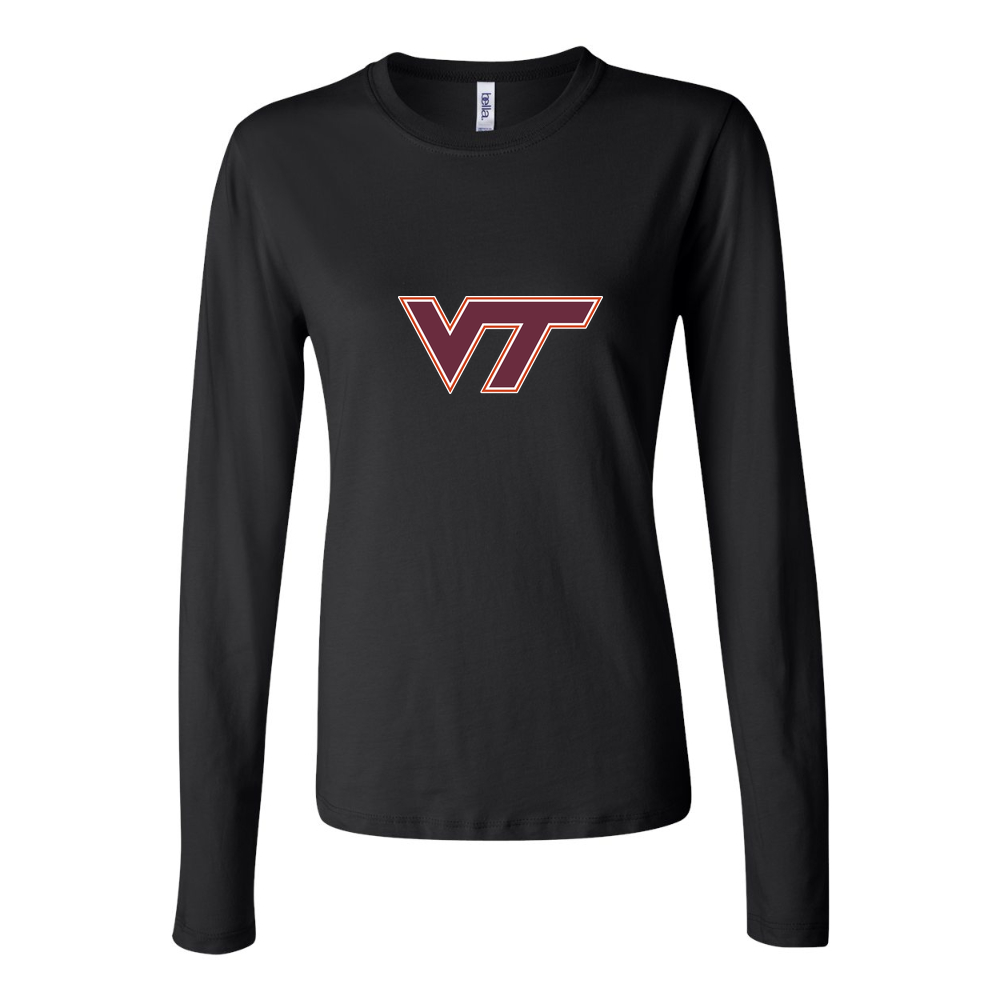 Women's Virginia Tech Hokies Long Sleeve T-Shirt - Black