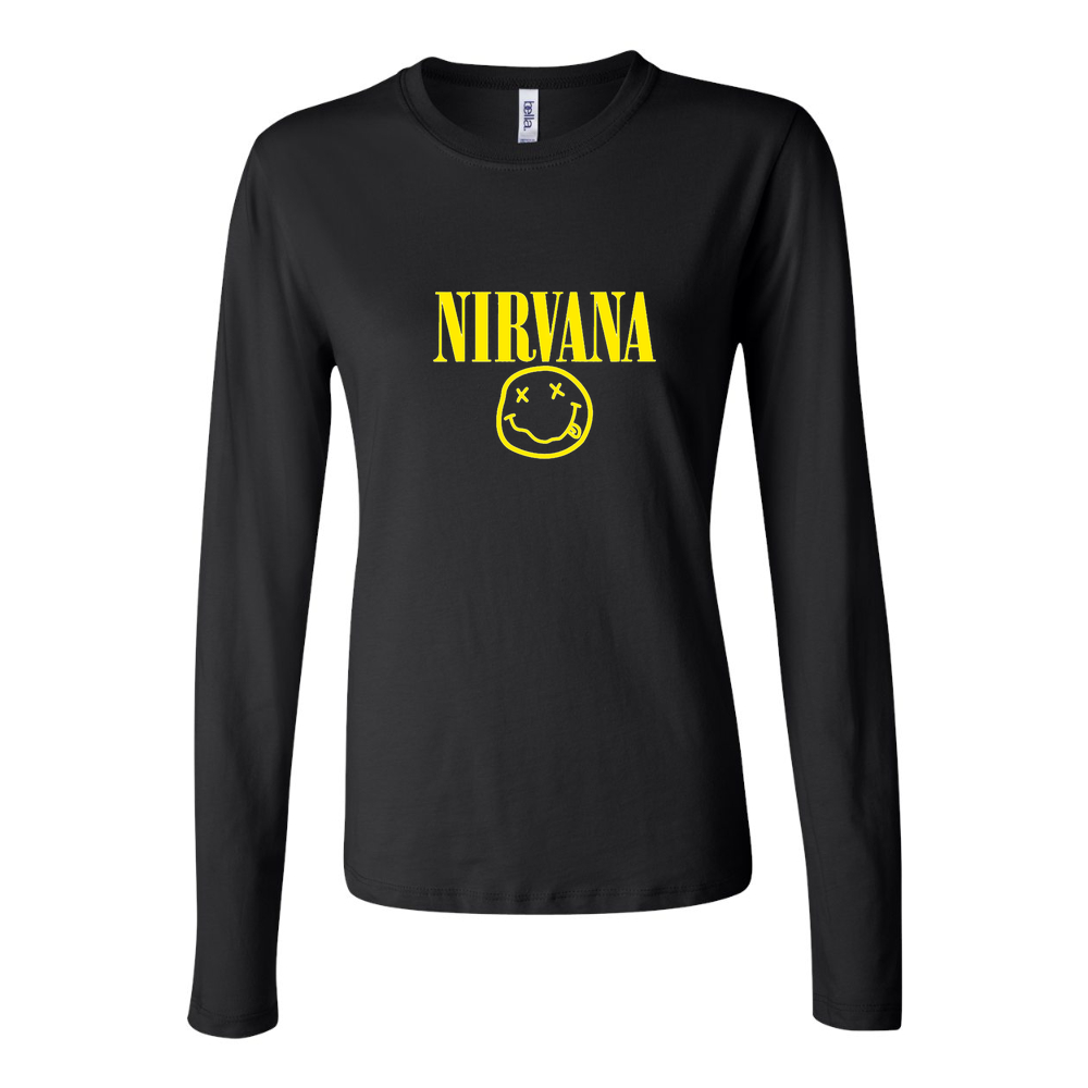 Women's Nirvana Long Sleeve T-Shirt - Black
