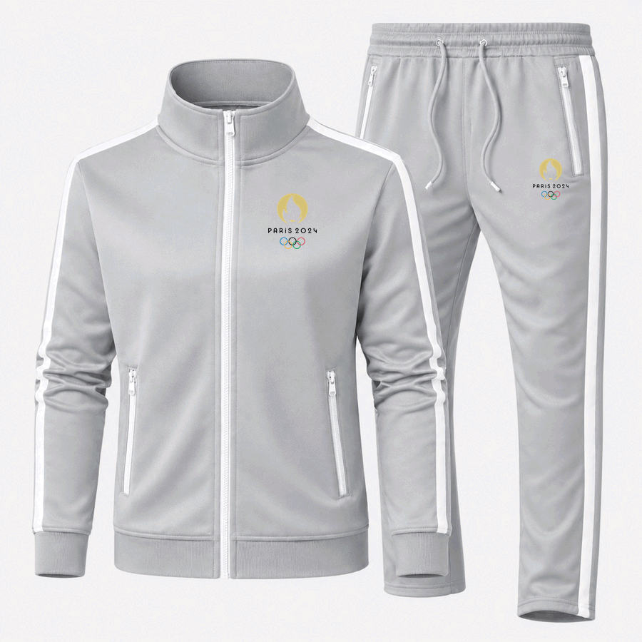 Olympics 2024 Paris Black tracksuit in Gray