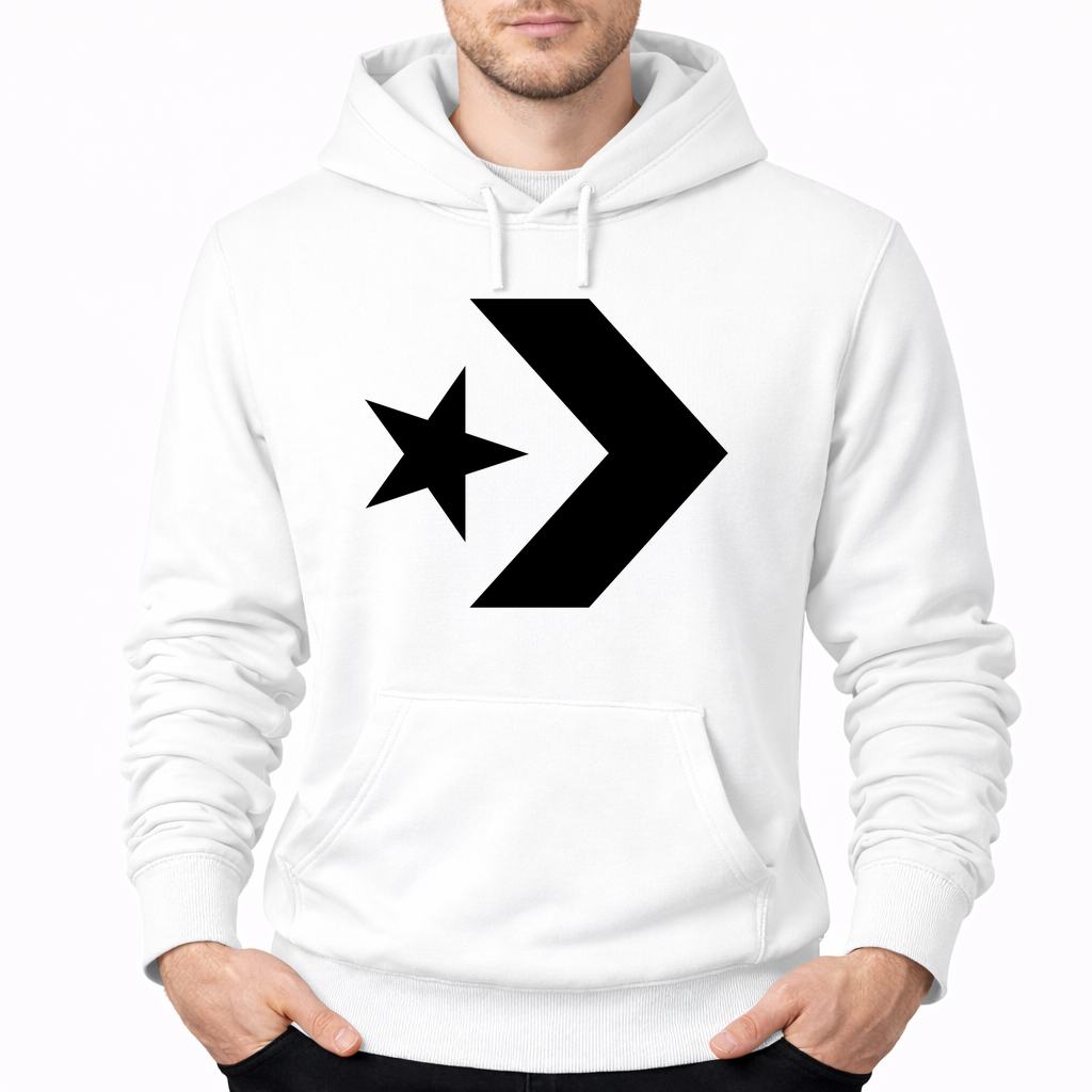 Men's Converse Pullover Hoodie - White