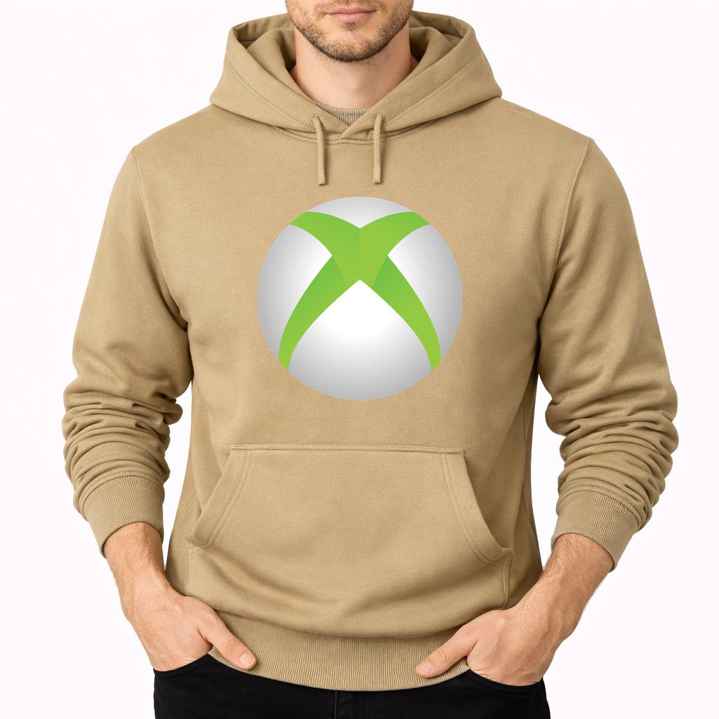 Men's Xbox Gaming Pullover Hoodie - Tan