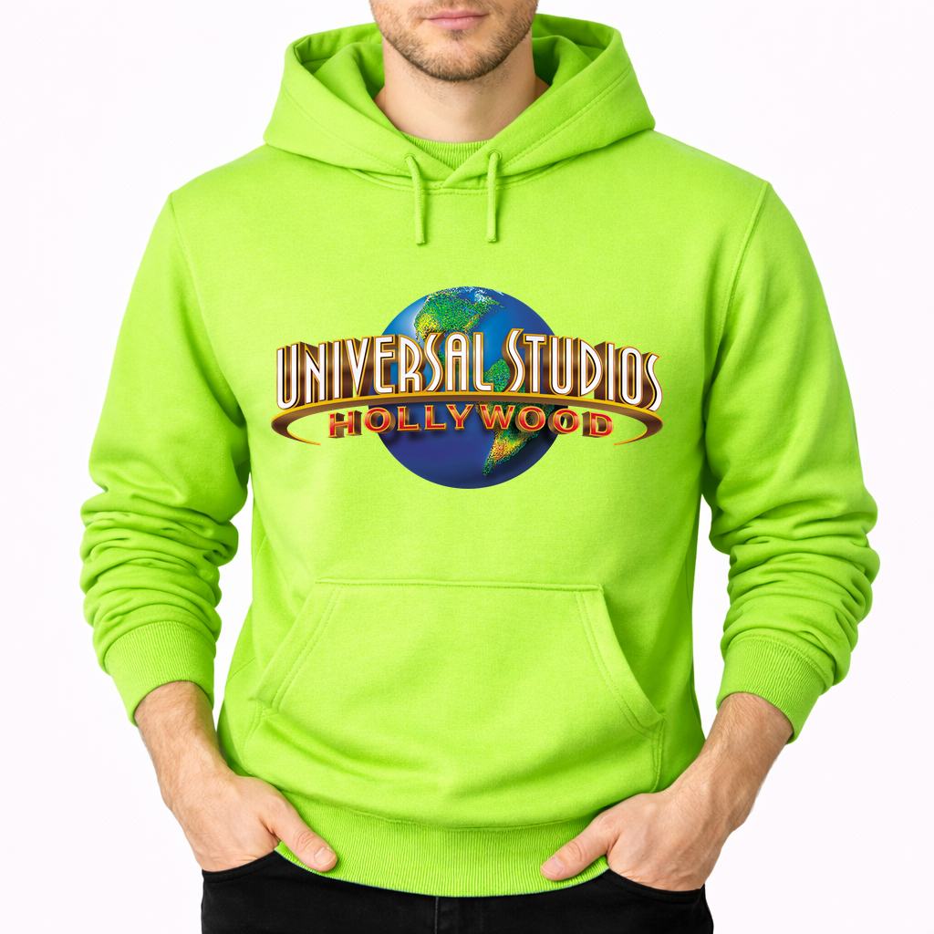 Men's Universal Studios Hollywood Pullover Hoodie - Lime green
