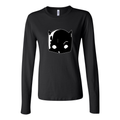 Women's Hellcat logo PNG4 Long Sleeve T-Shirt - Black
