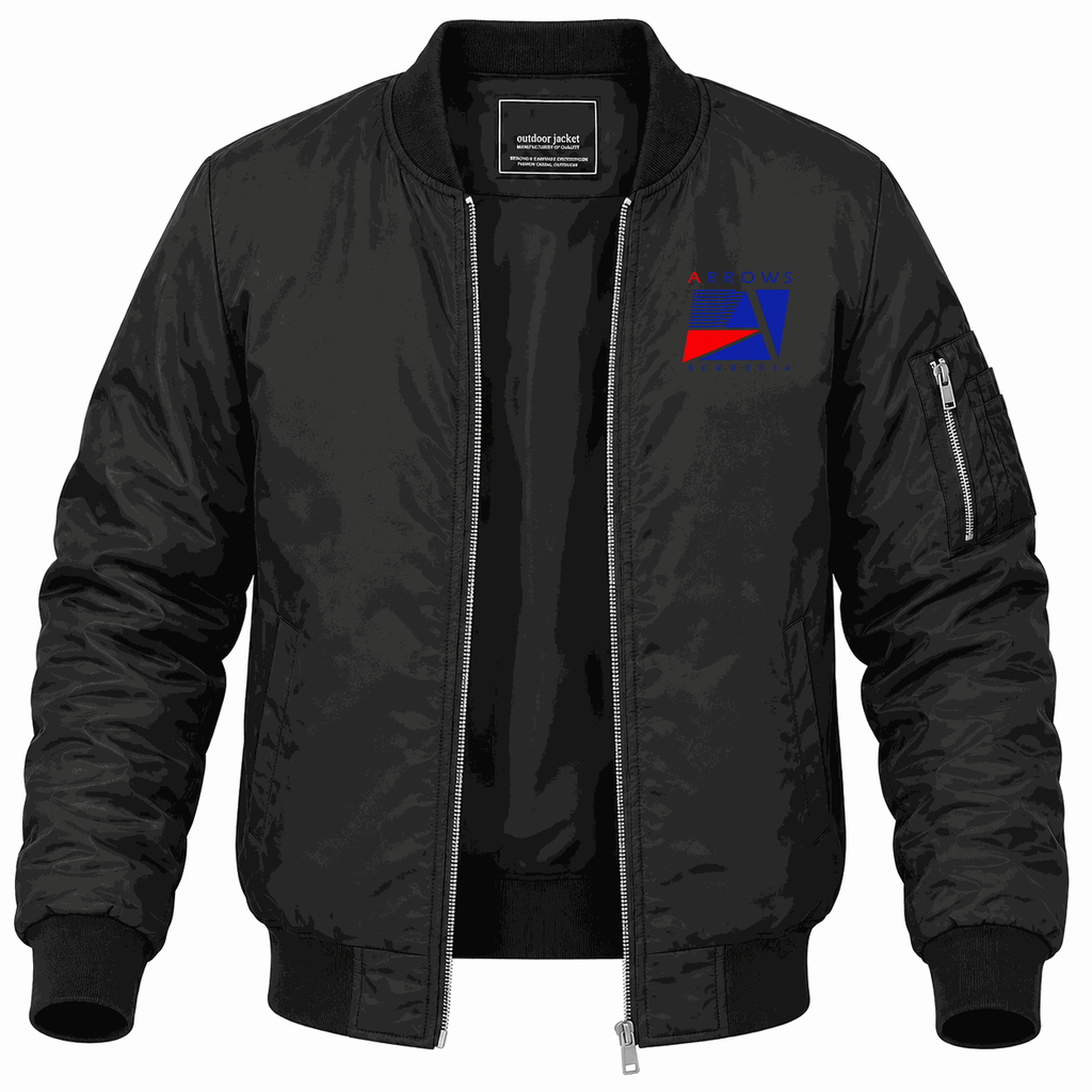 Men's Arrows F1 Team Lightweight Bomber Jacket - Black