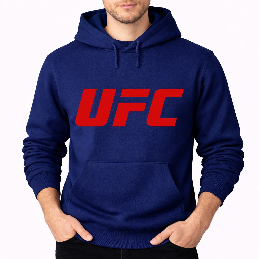 Men's UFC Pullover Hoodie - Navy