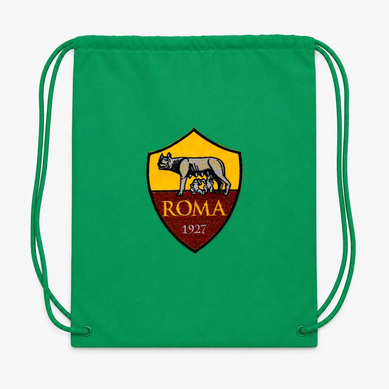 AS Roma FC Drawstring Bag - Green