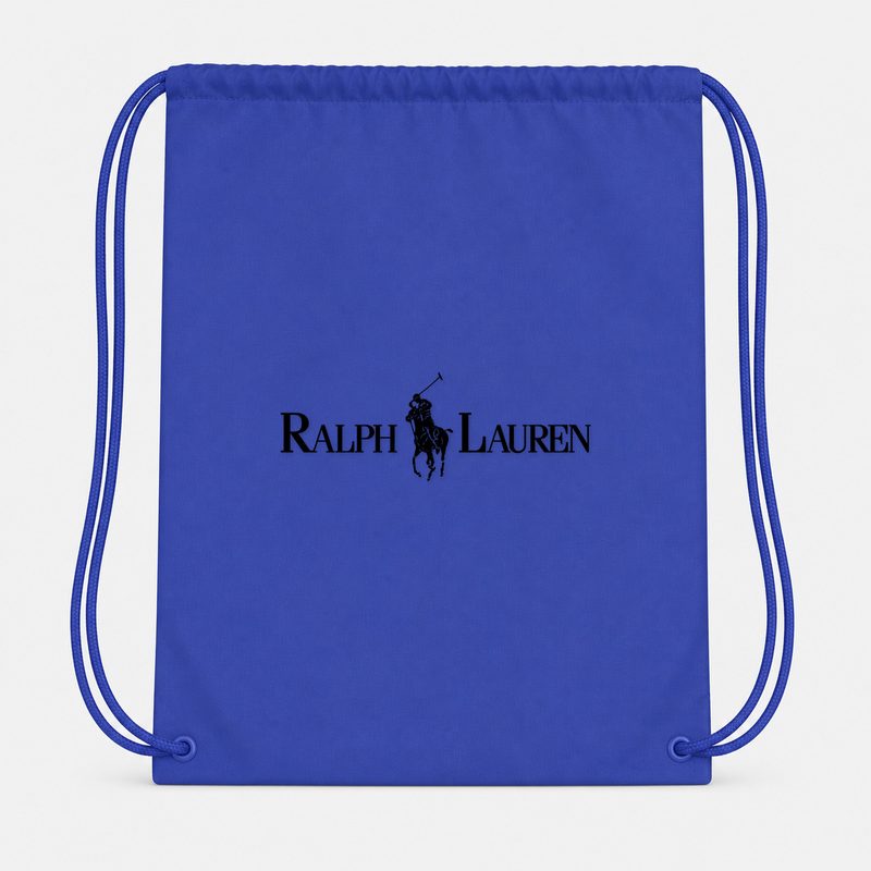 Polo Ralph Lauren Black Drawstring Bag - Blue