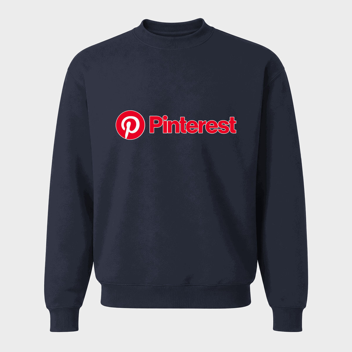 Men's Pinterest Crewneck Sweatshirt - Navy