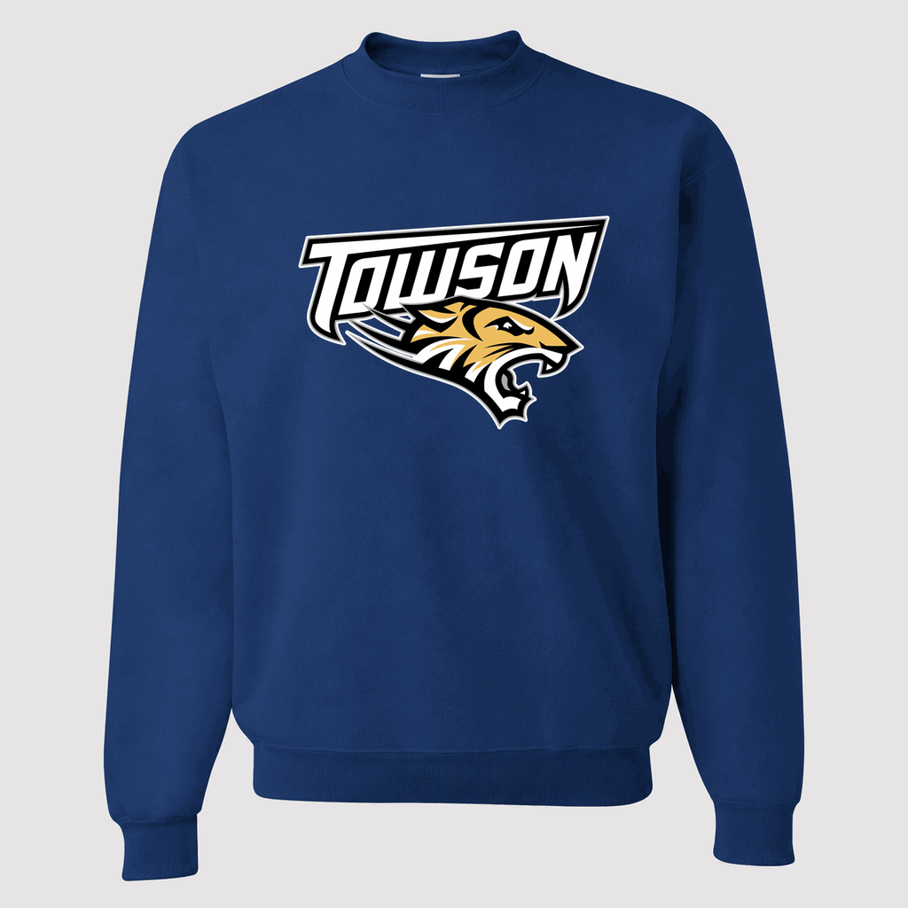 Men's Towson Tigers Crewneck Sweatshirt - Blue