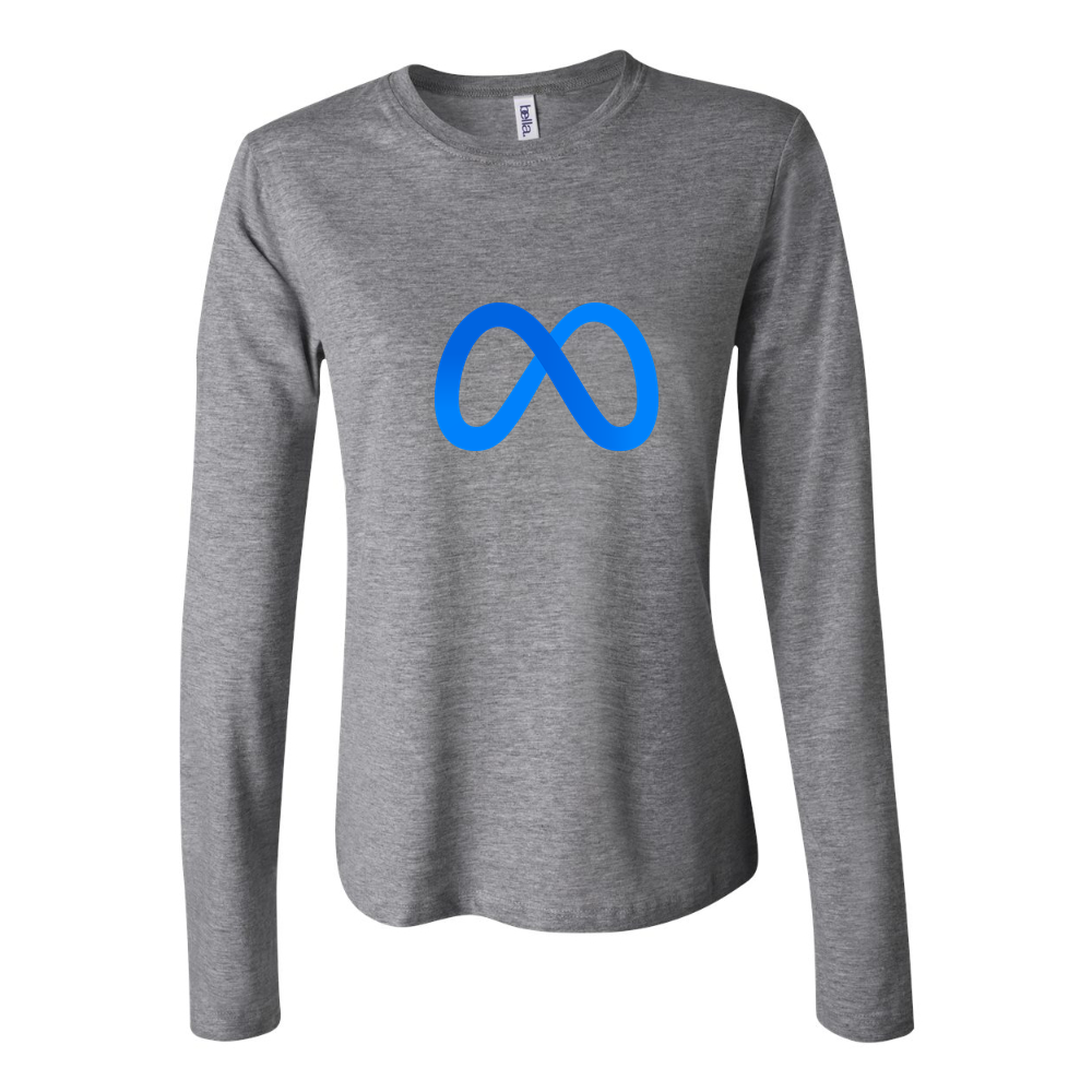 Women's Meta Long Sleeve T-Shirt - Gray