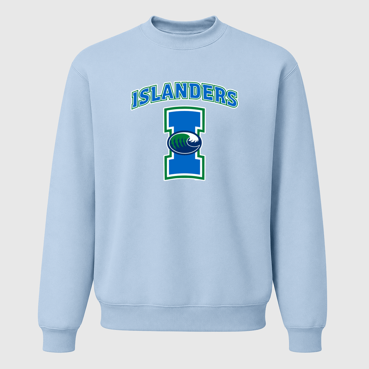 Men's Texas AM CC Islanders Crewneck Sweatshirt - Sky Blue