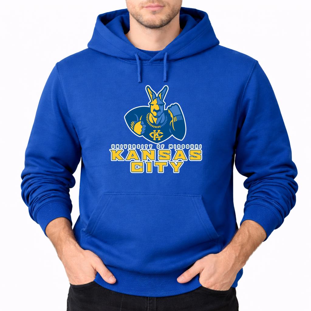 Men's UMKC Kangaroos Pullover Hoodie - Blue