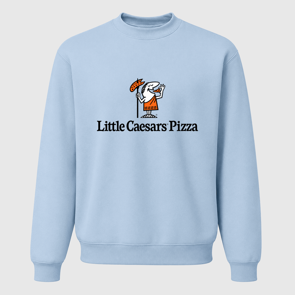 Men's Little Caesars Crewneck Sweatshirt - Sky Blue
