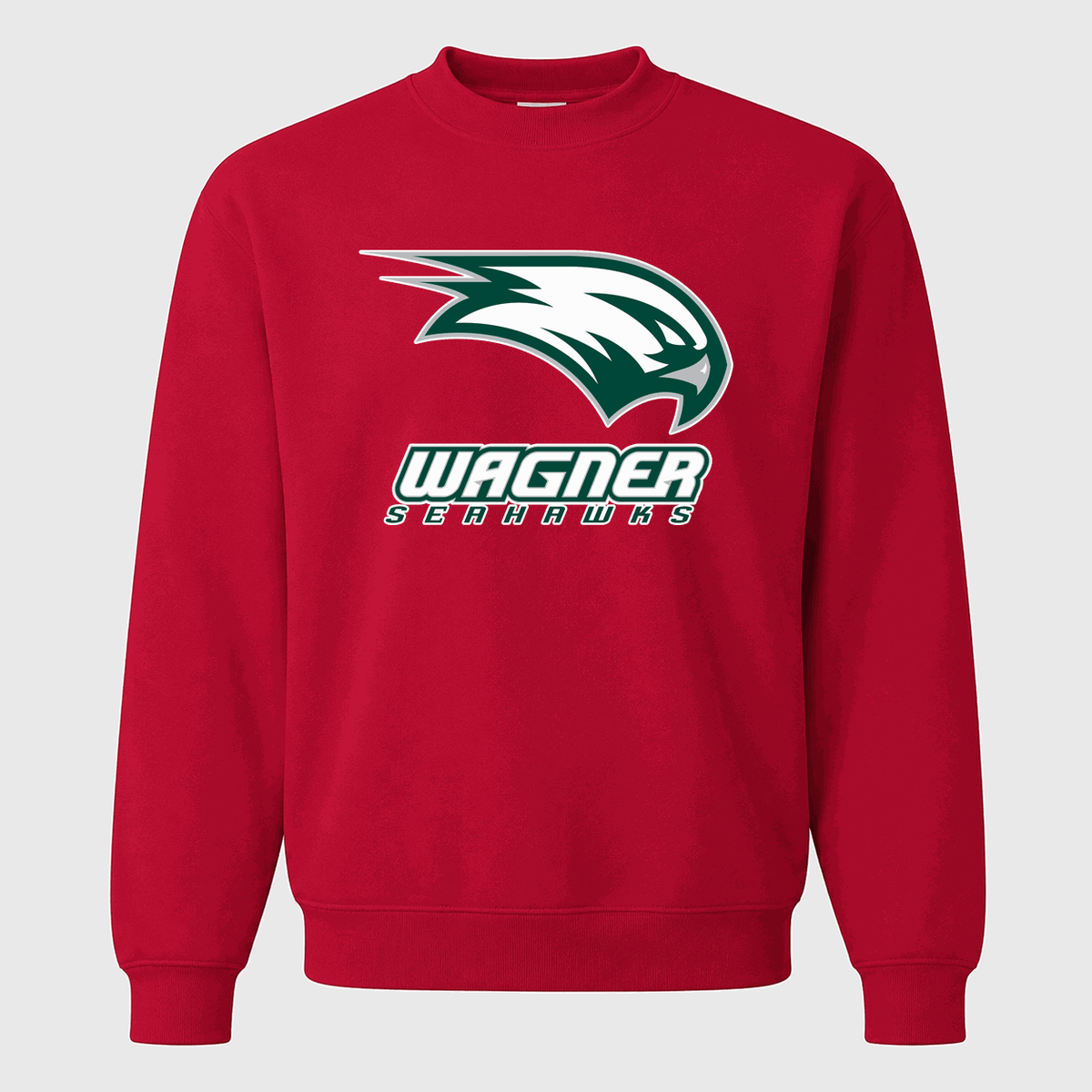 Men's Wagner Seahawks Crewneck Sweatshirt - Red
