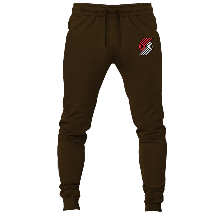 Portland Trail Blazers joggers sweatpants - Brown