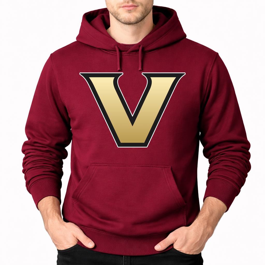 Men's Vanderbilt Commodores Pullover Hoodie - Burgundy