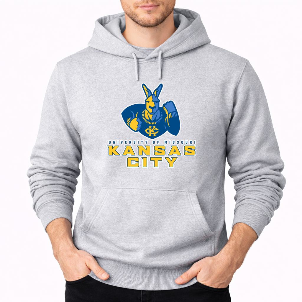 Men's UMKC Kangaroos Pullover Hoodie - Gray