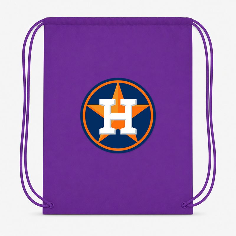 Houston Astros Drawstring Bag - Purple