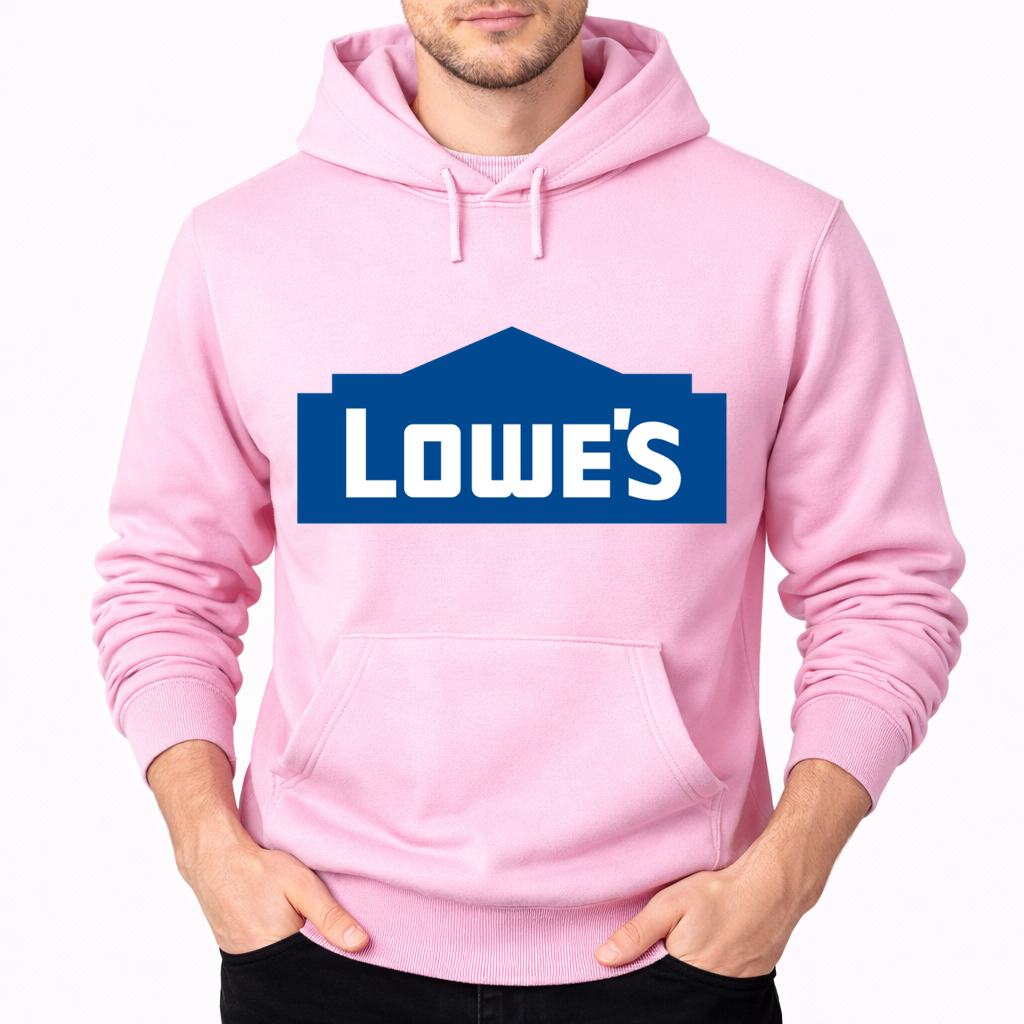 Men's Lowe's Pullover Hoodie - Pink