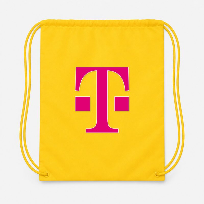 T Mobile HD Drawstring Bag - Yellow