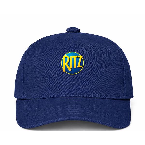 Ritz Crackers Logo Navy Dad Baseball Cap Hat