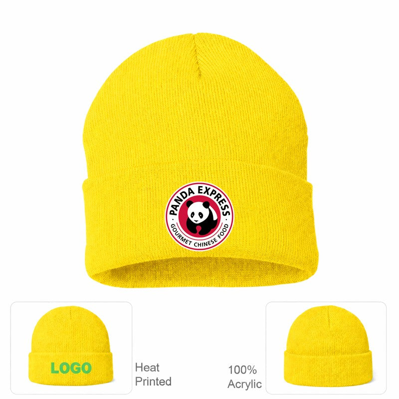 Panda Express Yellow Beanie Hat