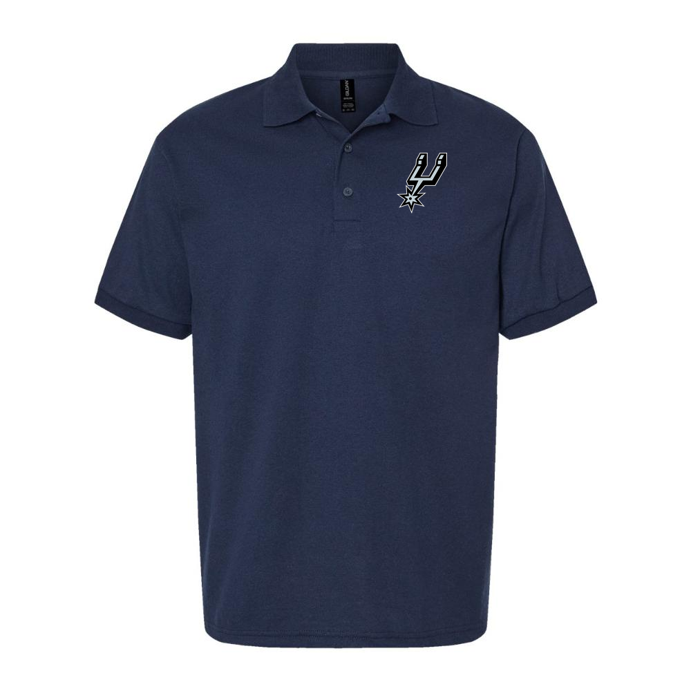 Men's San Antonio Spurs Dry Blend Polo - Navy