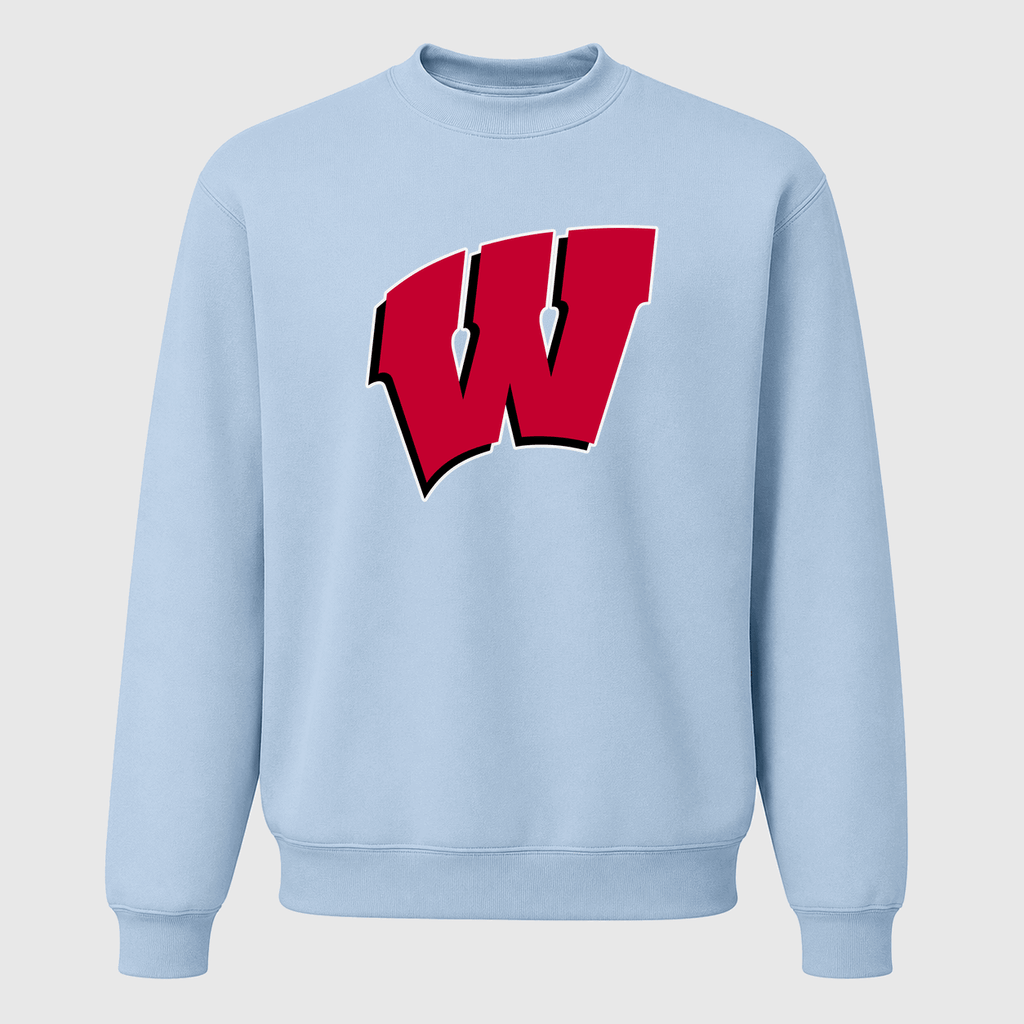 Men's Wisconsin Badgers Crewneck Sweatshirt - Sky Blue