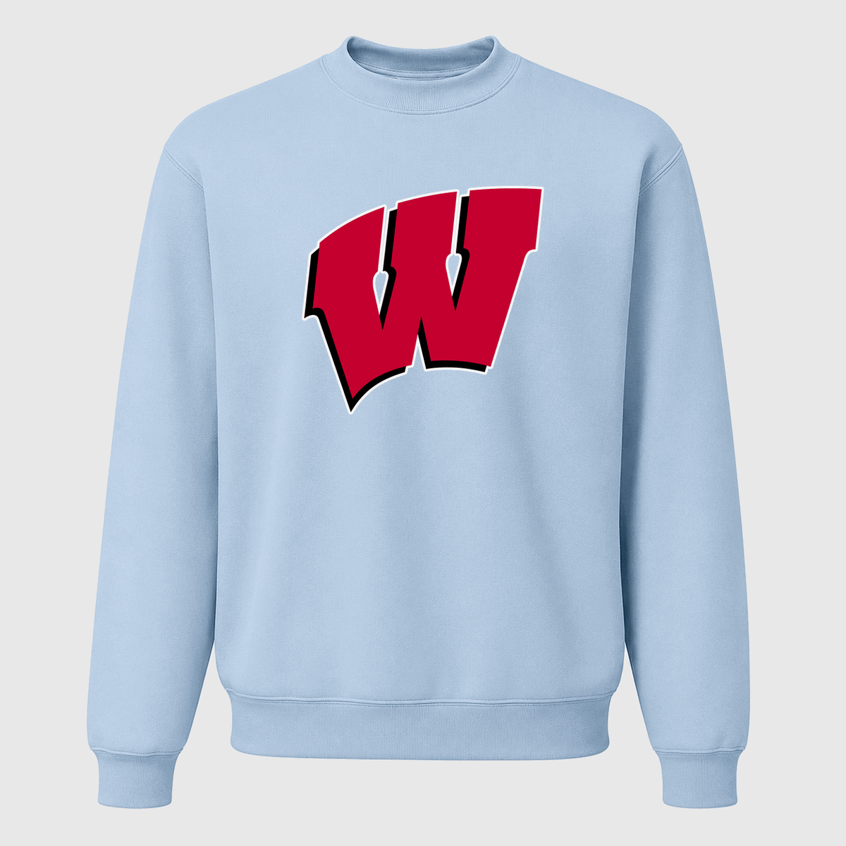 Men's Wisconsin Badgers Crewneck Sweatshirt - Sky Blue