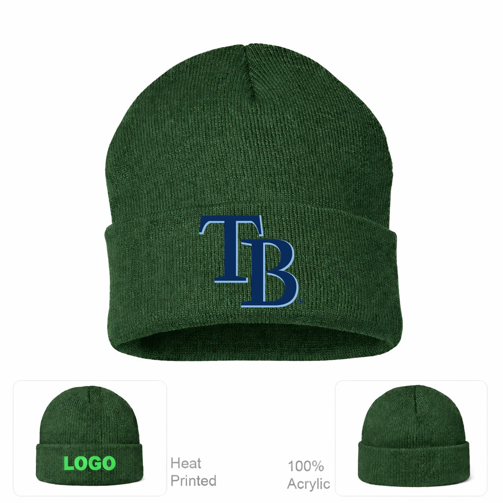 MLB Tampa Bay Rays Beanie Hat - Forest Green