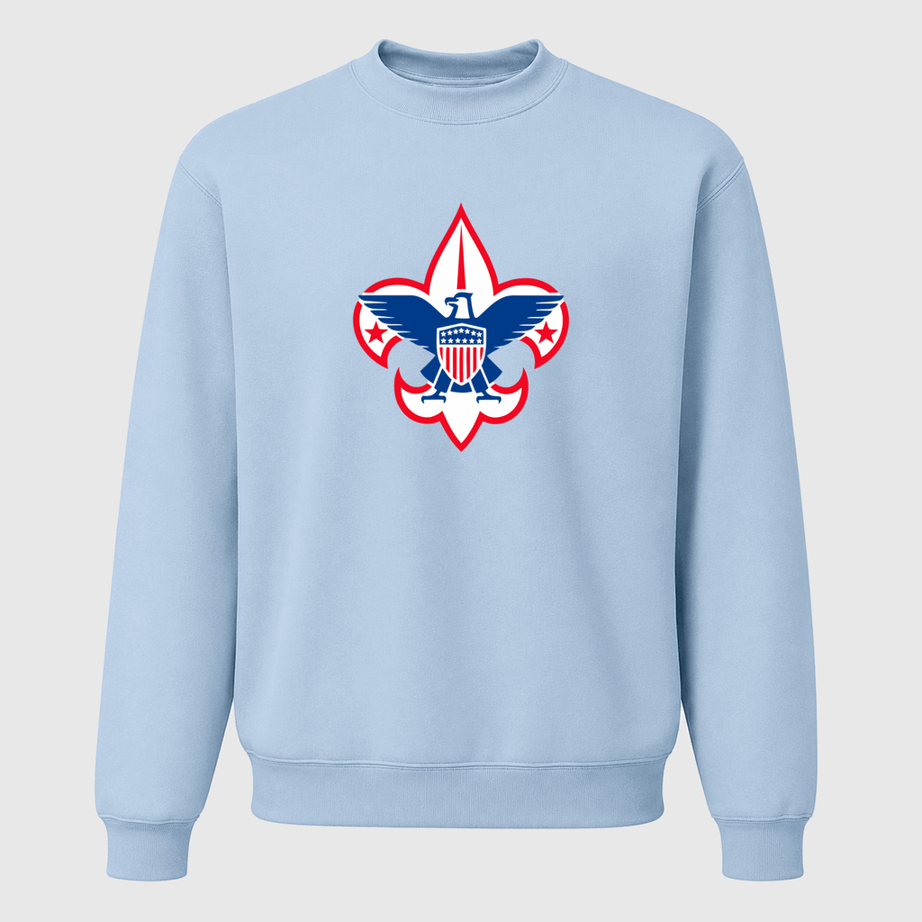 Men's Boy Scouts of America Crewneck Sweatshirt - Sky Blue