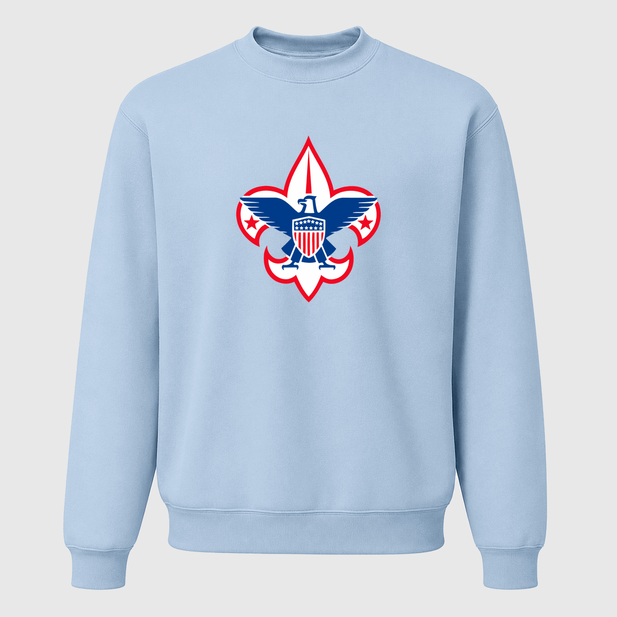 Men's Boy Scouts of America Crewneck Sweatshirt - Sky Blue