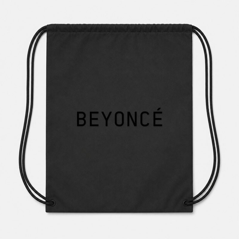 Beyonce Drawstring Bag - Black
