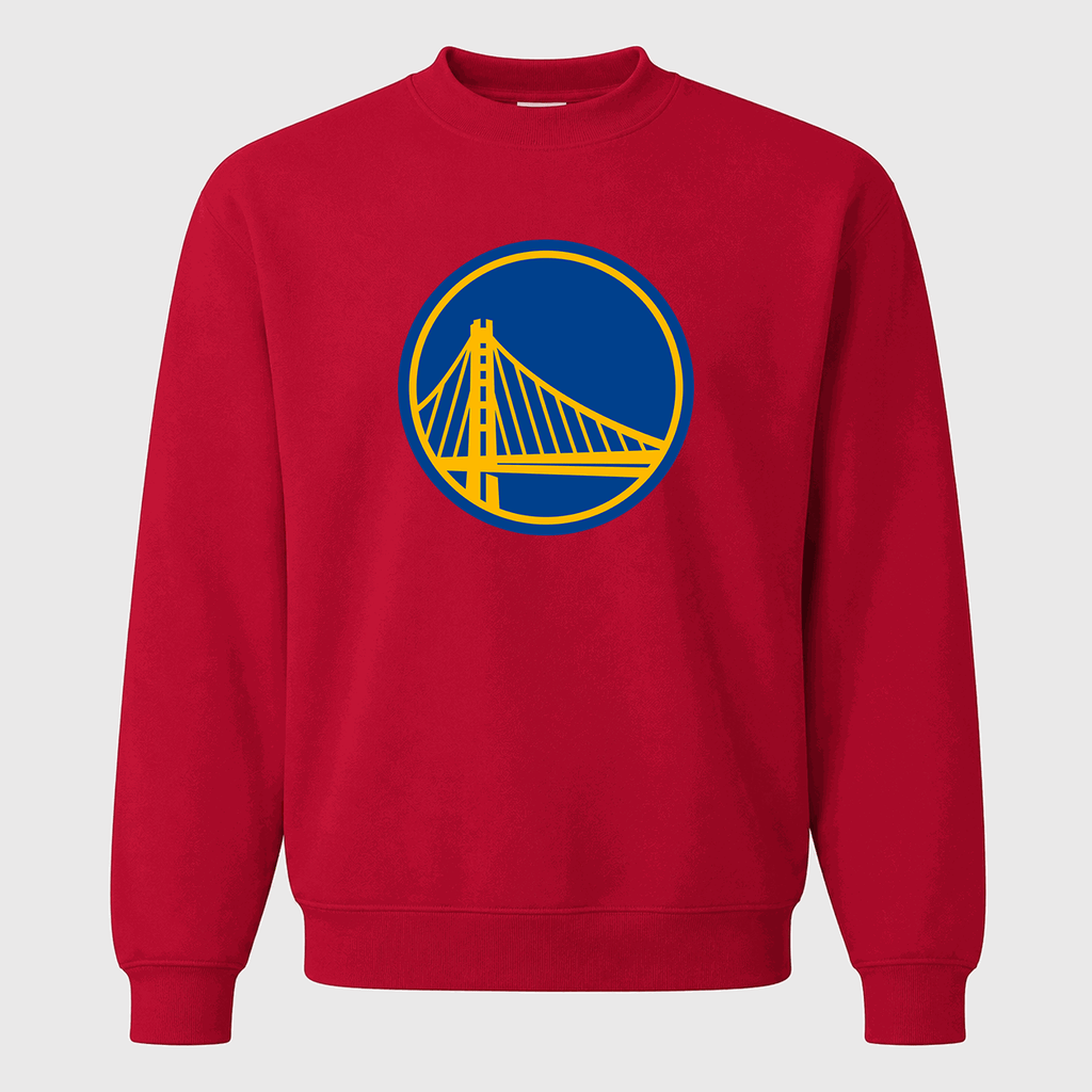 Men's Golden State Warriors Crewneck Sweatshirt - Red