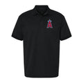 Men's Los Angeles Angels Dry Blend Polo - Black