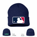 Major League Baseball Logo Navy Beanie Hat