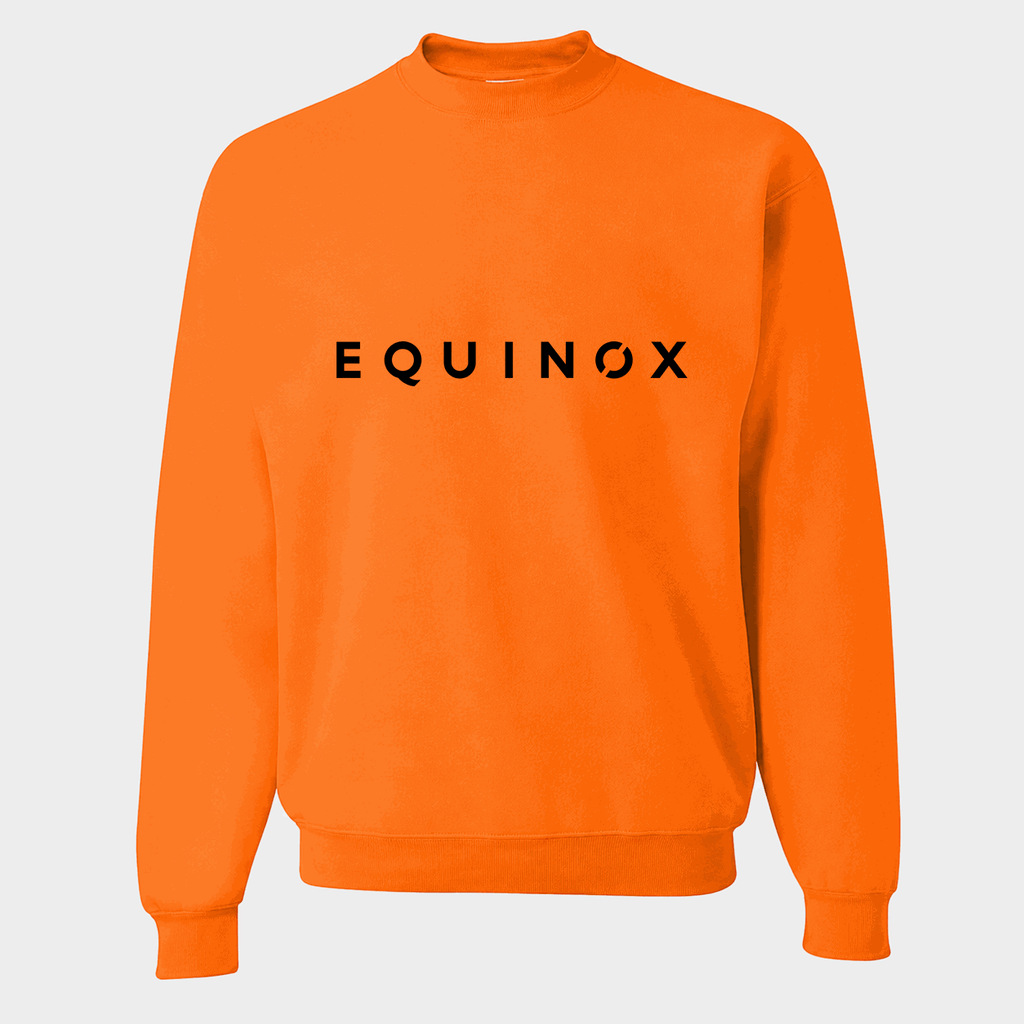 Men's Equinox Crewneck Sweatshirt - Orange