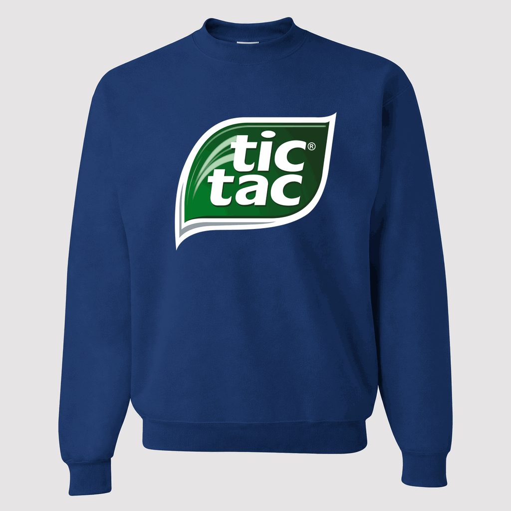 Men's Tic Tac Crewneck Sweatshirt - Blue