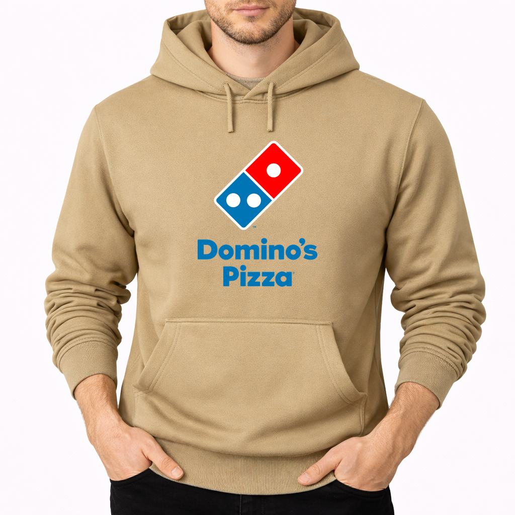 Men's Domino's Pizza Pullover Hoodie - Tan