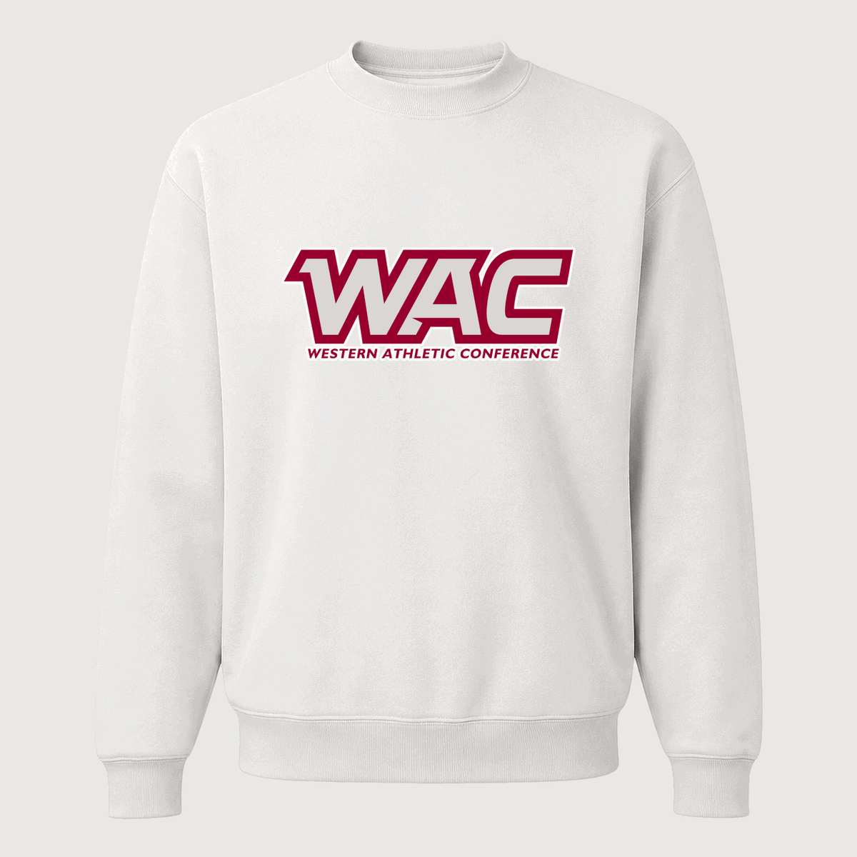 Men's Western Athletic Conference Crewneck Sweatshirt - White