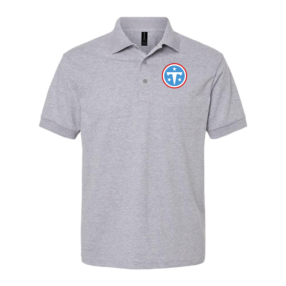 Men's Tennessee Titans Dry Blend Polo - Gray