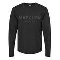 Men's Mercure-logo-1536x864 Long sleeves Cotton Blend T-Shirt - Black