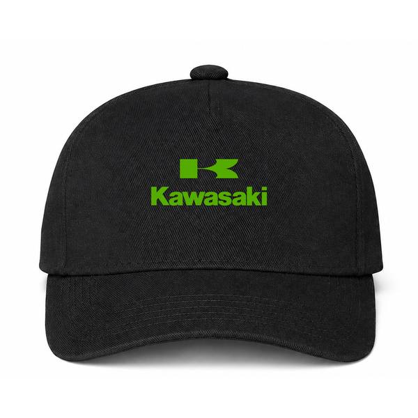Kawasaki Logo Black Dad Baseball Cap Hat