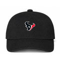 Houston Texans NFL Logo Black Dad Baseball Cap Hat