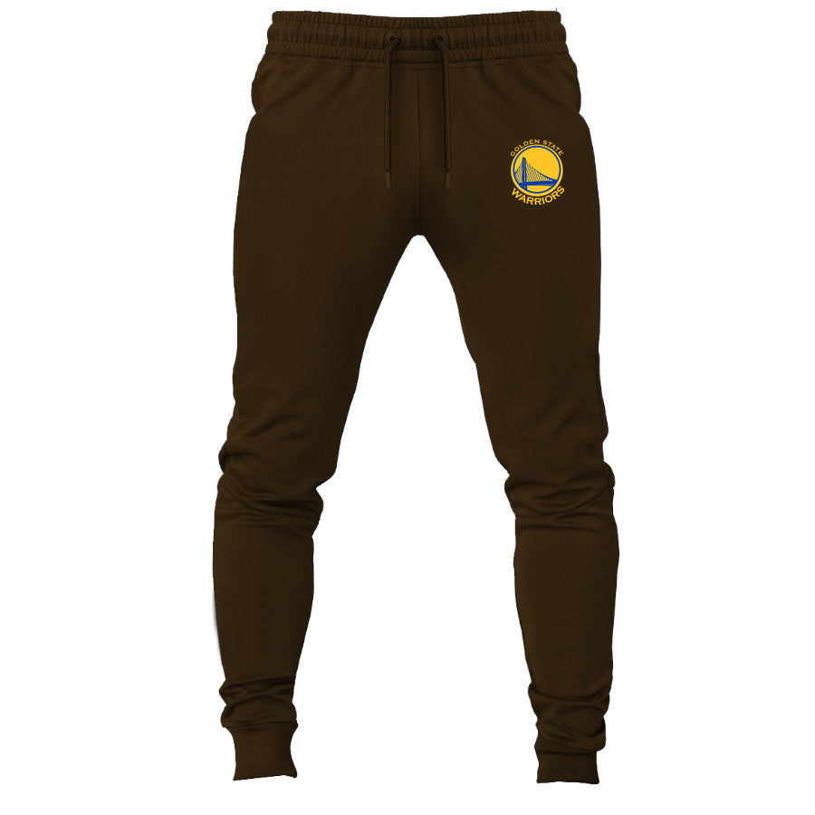 Golden State Warriors Yellow joggers sweatpants - Brown