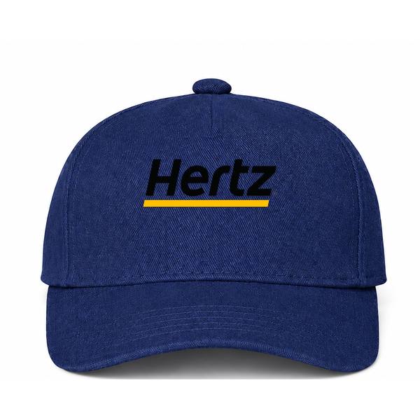 Hertz Logo Navy Dad Baseball Cap Hat