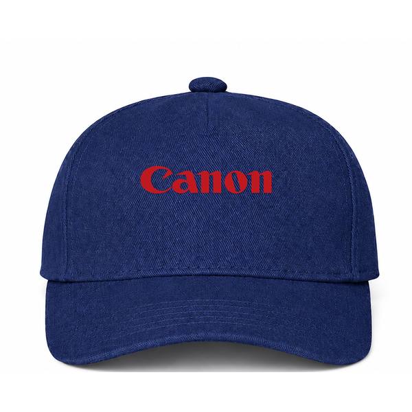 Canon Logo Navy Dad Baseball Cap Hat